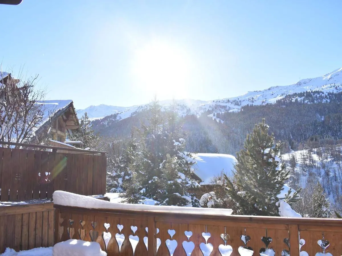 Chalet Cosy Avec Mezzanine, Poele A Bois, Wifi Et Parking - Meribel - Fr-1-180-570 Les Allues フランス